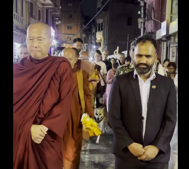 Aloka the dog who walked 3,700km for peace across america arrives in Kathmandu with Vietnamese monks - and a lesson the world needs